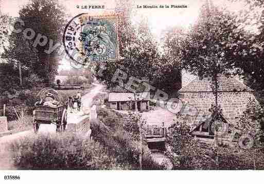 Ville de FERRE(LE), carte postale ancienne