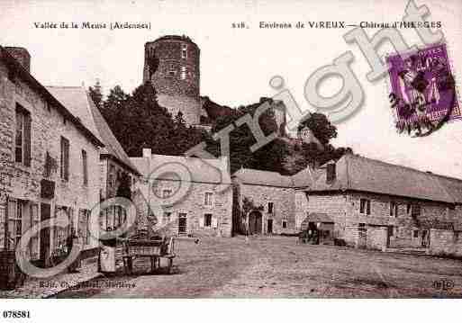 Ville de HIERGES, carte postale ancienne