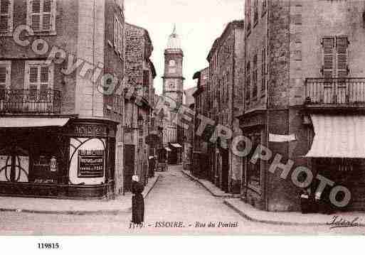 Ville de ISSOIRE, carte postale ancienne