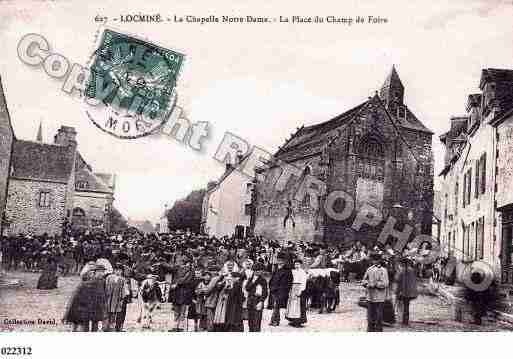 Ville de LOCMINE, carte postale ancienne