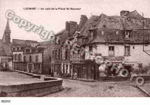 Ville de LOCMINE, carte postale ancienne