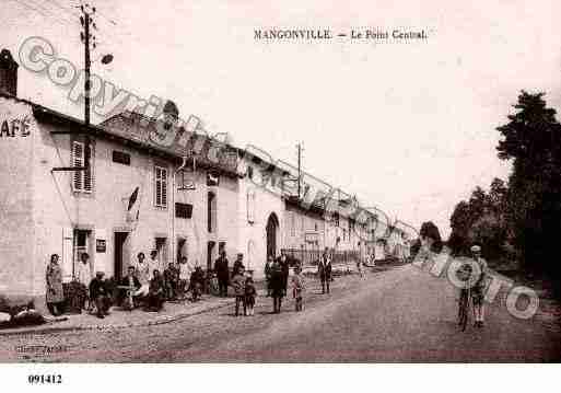 Ville de MANGONVILLE, carte postale ancienne