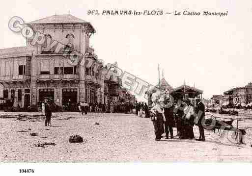 Ville de PALAVASLESFLOTS, carte postale ancienne