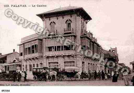 Ville de PALAVASLESFLOTS, carte postale ancienne