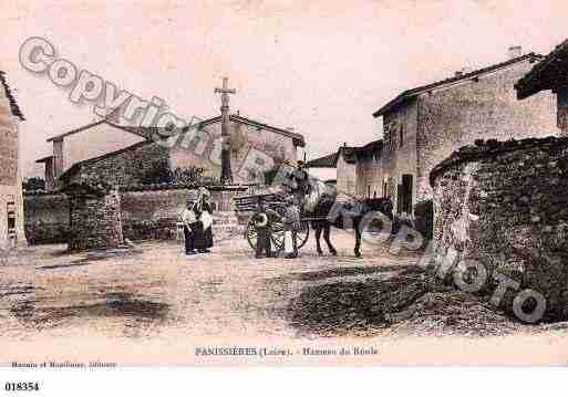 Ville de PANISSIERES, carte postale ancienne