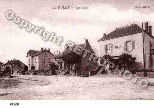 Ville de PULEY(LE), carte postale ancienne