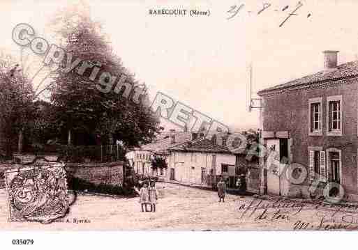 Ville de RARECOURT, carte postale ancienne