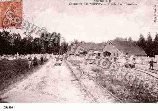 Ville de ROFFEY, carte postale ancienne