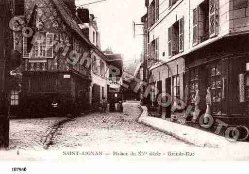 Ville de SAINTAIGNAN, carte postale ancienne