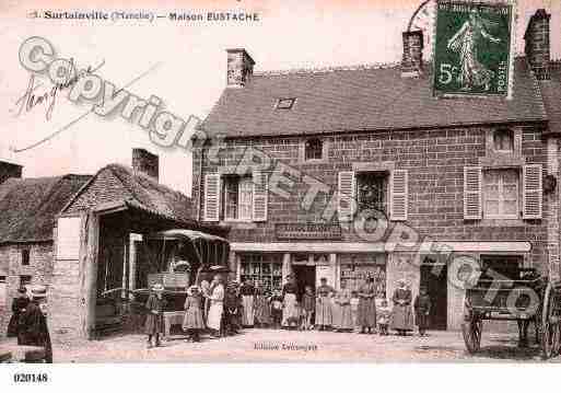 Ville de SURTAINVILLE, carte postale ancienne