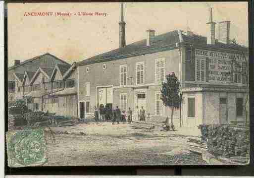 Ville de ANCEMONT, carte postale ancienne