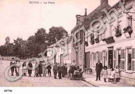 Ville de BOVES, carte postale ancienne