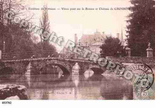 Ville de GROSBOISENMONTAGNE, carte postale ancienne