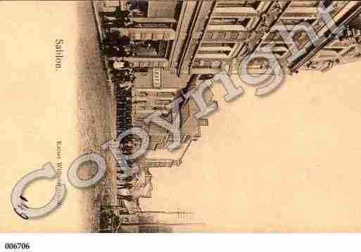 Ville de SABLON, carte postale ancienne