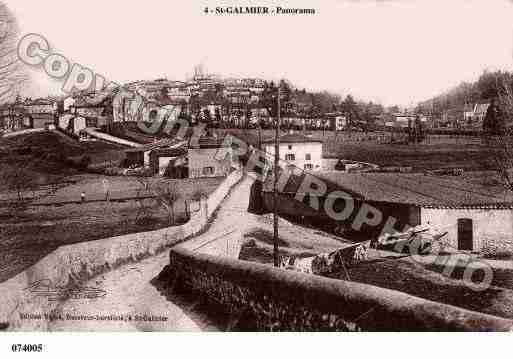 Ville de SAINTGALMIER, carte postale ancienne
