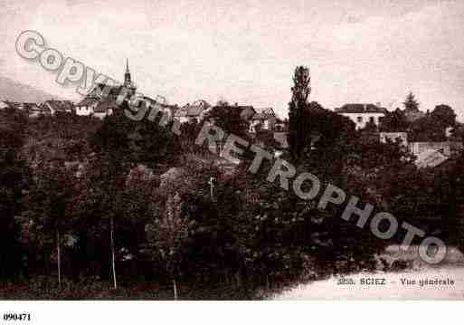 Ville de SCIEZ, carte postale ancienne