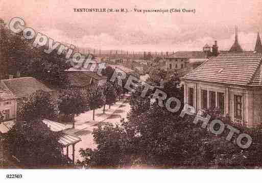 Ville de TANTONVILLE, carte postale ancienne