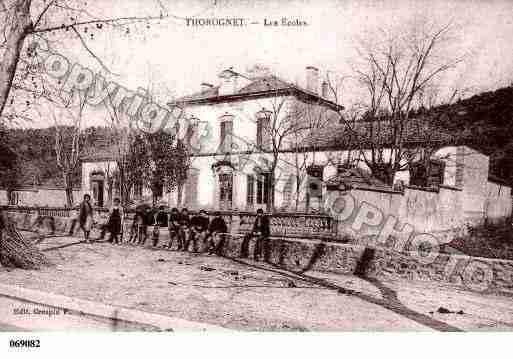 Ville de THORONET(LE), carte postale ancienne