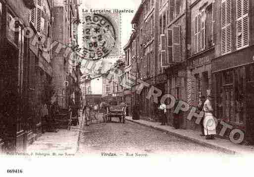 Ville de VERDUN, carte postale ancienne