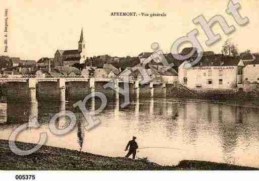 Ville de APREMONT, carte postale ancienne
