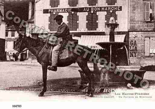 Ville de ARGELESGAZOST, carte postale ancienne