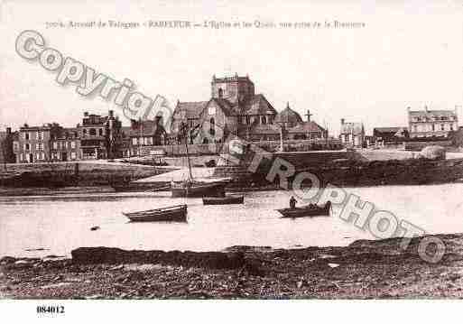 Ville de BARFLEUR, carte postale ancienne