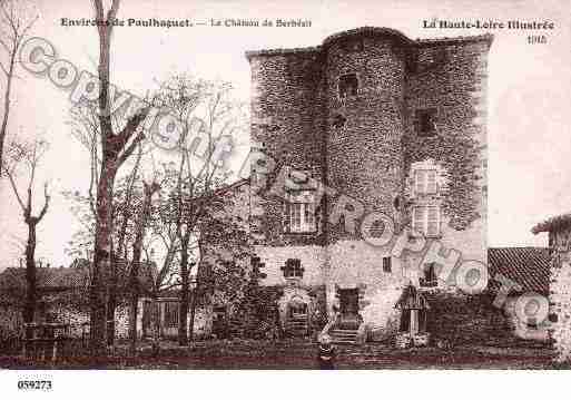 Ville de BERBEZIT, carte postale ancienne