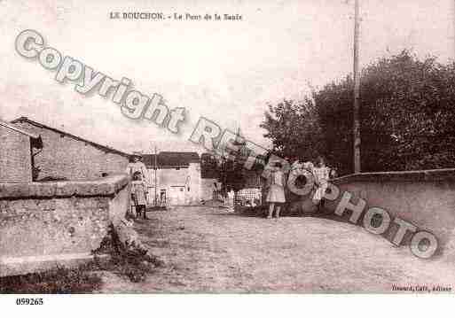 Ville de BOUCHON(LE), carte postale ancienne