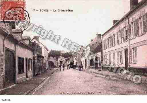 Ville de BOVES, carte postale ancienne