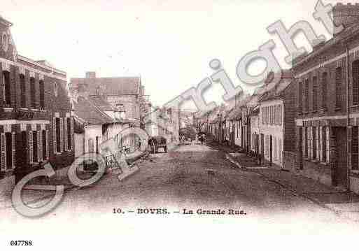 Ville de BOVES, carte postale ancienne