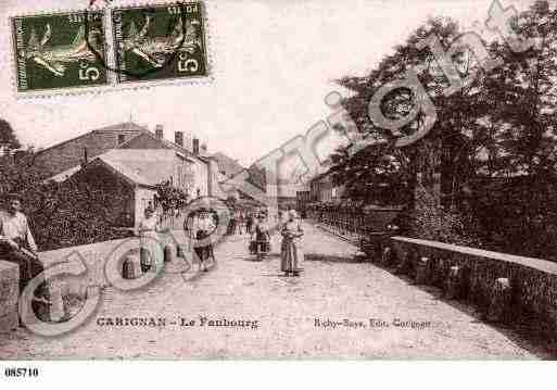 Ville de CARIGNAN, carte postale ancienne