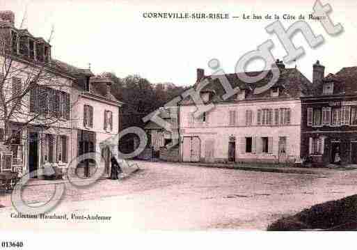 Ville de CORNEVILLESURRISLE, carte postale ancienne