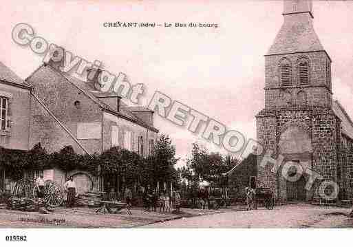 Ville de CREVANT, carte postale ancienne