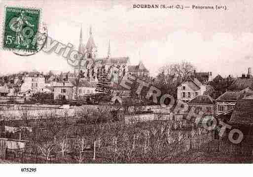 Ville de DOURDAN, carte postale ancienne