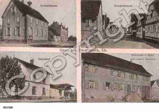 Ville de DURRENBACH, carte postale ancienne