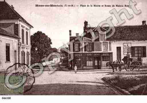 Ville de MONSENMONTOIS, carte postale ancienne