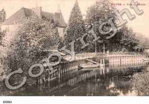 Ville de PAYNS, carte postale ancienne