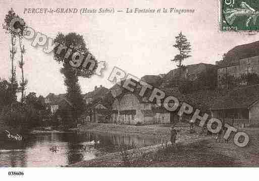 Ville de PERCEYLEGRAND, carte postale ancienne