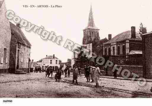 Ville de VISENARTOIS, carte postale ancienne