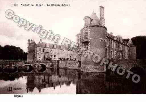 Ville de AVARAY, carte postale ancienne