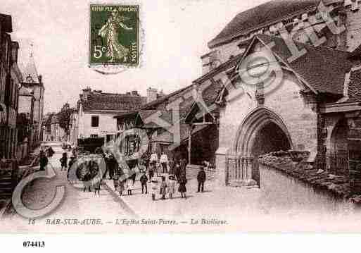 Ville de BARSURAUBE, carte postale ancienne