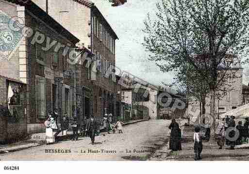 Ville de BESSEGES, carte postale ancienne