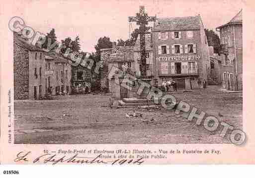 Ville de FAYSURLIGNON, carte postale ancienne
