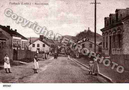 Ville de FORBACH, carte postale ancienne