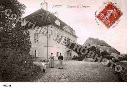Ville de JONCY, carte postale ancienne
