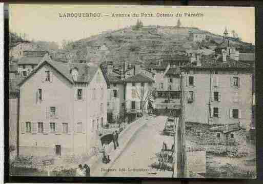 Ville de LAROQUEBROU, carte postale ancienne