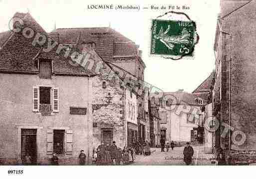 Ville de LOCMINE, carte postale ancienne