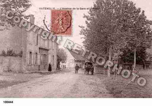 Ville de RATENELLE, carte postale ancienne