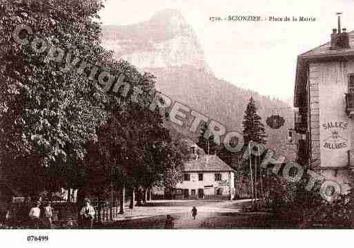 Ville de SCIONZIERNEYROLLES, carte postale ancienne