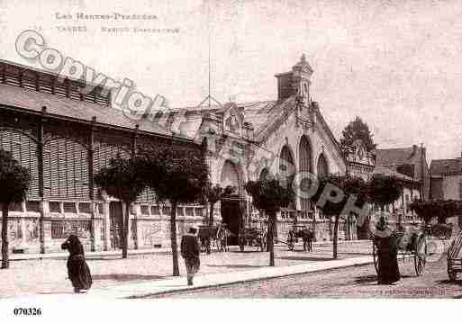 Ville de TARBES, carte postale ancienne